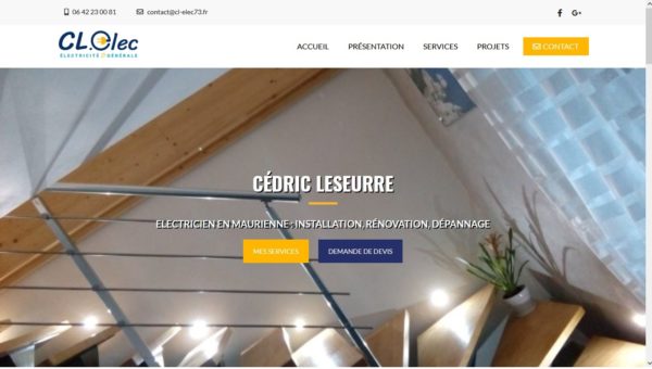 Mon site est en ligne ! Cédric LESEURRE